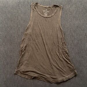 American Eagle Outfitters Olive Tank Top